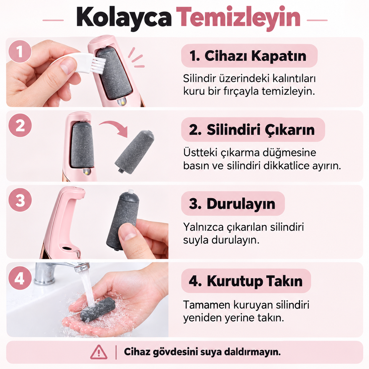 Kolayca temizlenen Glowfoot ayak törpüsü
